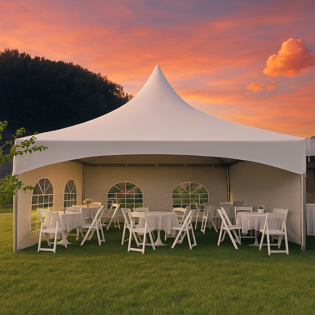 Tent table and chair rentals in Miami