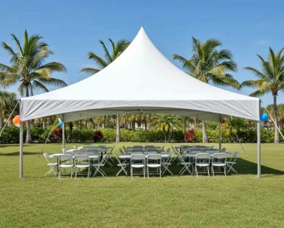 20x20 High Peak Tent view 3