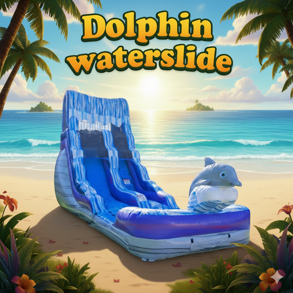 Dolphin Water Slide 16ft