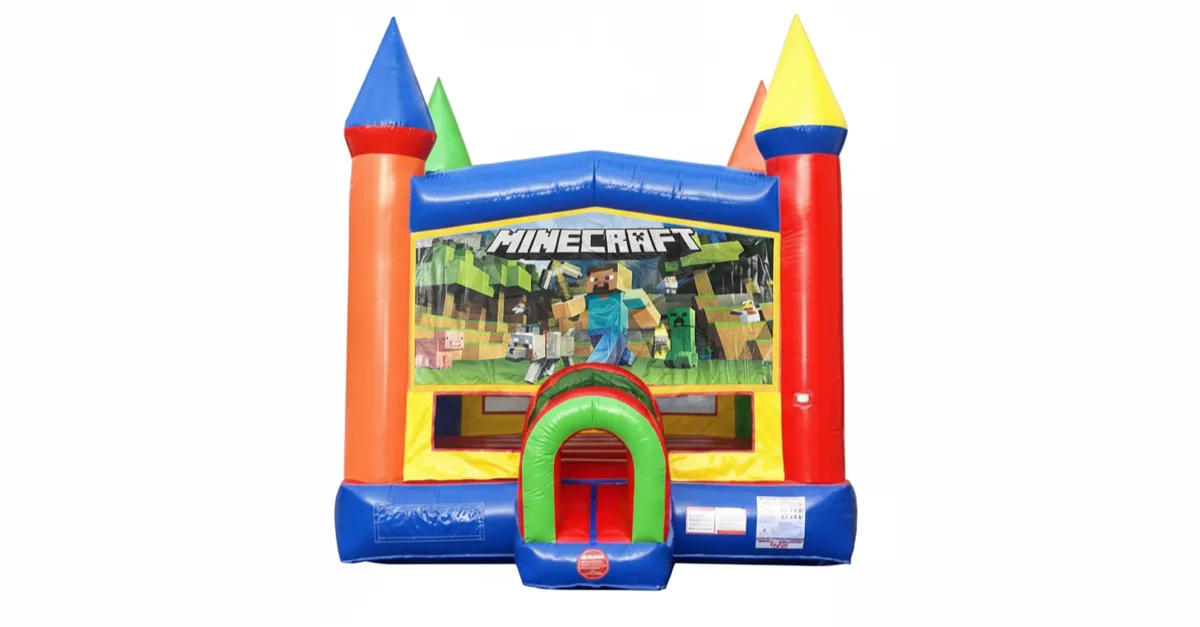 Minecraft Bounce House rental Miami