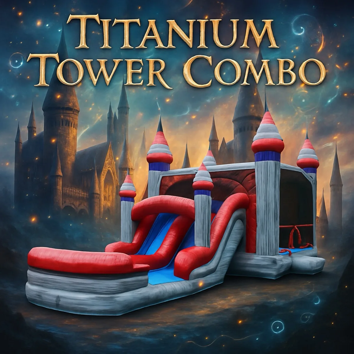 Titanium Tower Bounce House Combo rental Miami